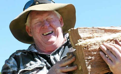 Woodcutter Ross Taylor. Woodcutter Ross Taylor.